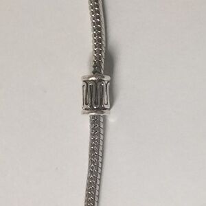 Silver Spacer Charm for Pandora Style Bracelet‎